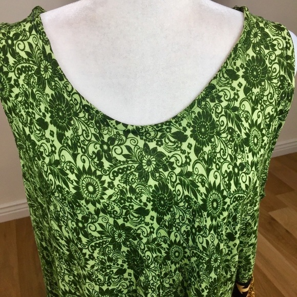 Vintage African Art Print Handkerchief Dress - Picture 2 of 10